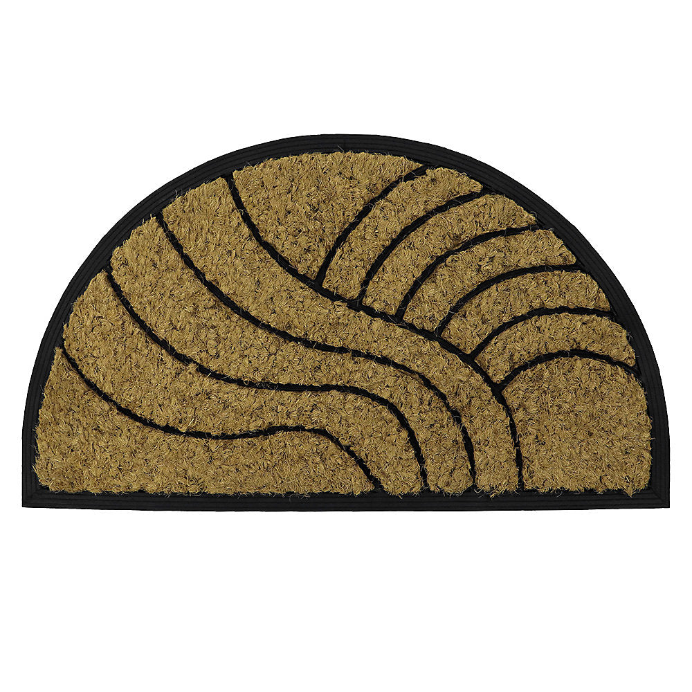 JVL Comfort Halfmoon Tuffscraper Door Mat 40 x 70cm