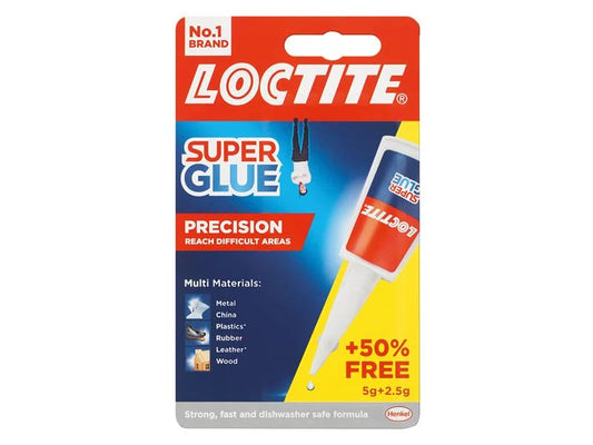 Loctite Precision Super Glue 5g + 50% Free