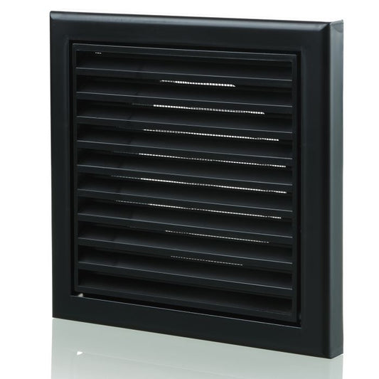 Blauberg Black 4" Louvred Vent