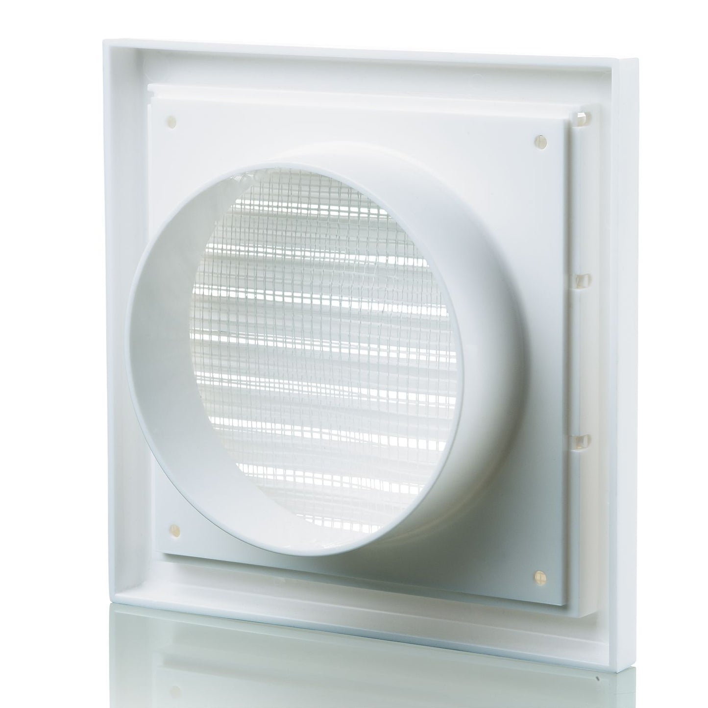 Blauberg White 4" Louvred Vent
