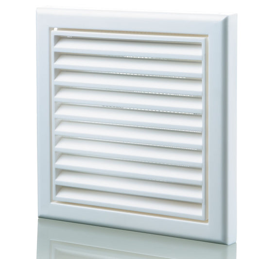 Blauberg White 4" Louvred Vent