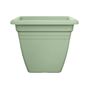 Elho Florus Mediterran Quadro Plant Pot Mint Green 30cm