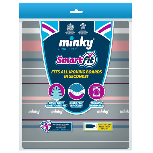 Minky Smart Fit Ironing Board Cover 125 x 45cm