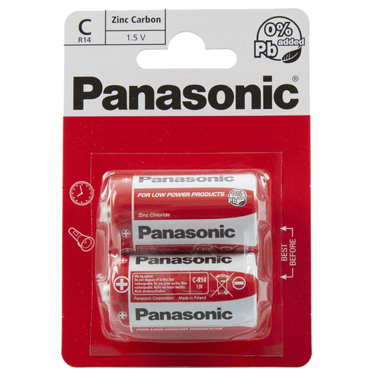 Panasonic C Batteries 2 Pack