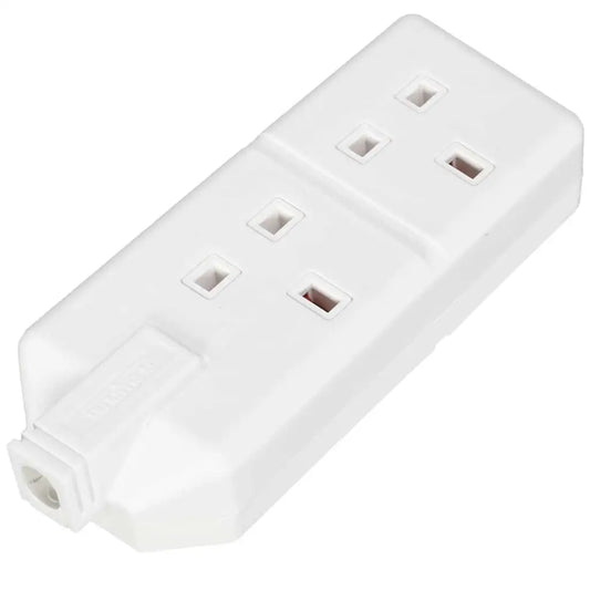 Permaplug Heavy Duty 13 Amp Two Gang Trailing Socket