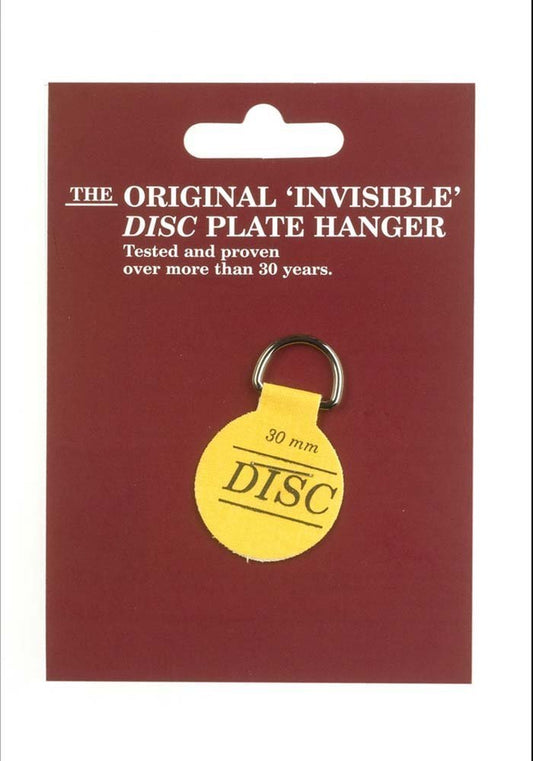 The Original Invisible Disc Plate Hanger 1 1/4"