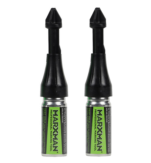 Marxman Deep Hole Chalk Non Permanent Marking Tool Pens 2 Pack
