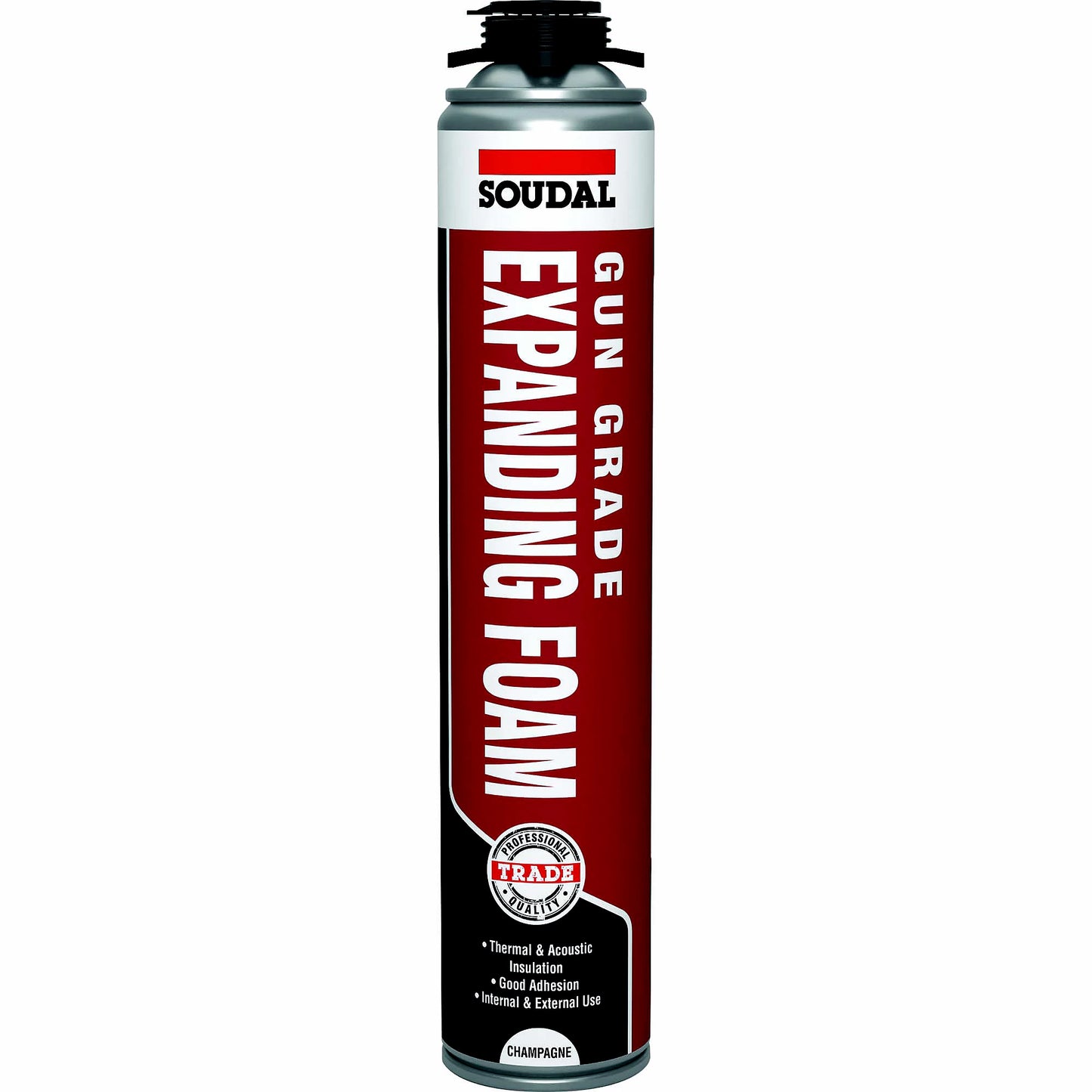 Soudal Gun Grade Expanding Foam 750ml Champagne