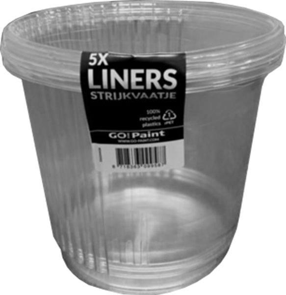 Resto Steel Paint Kettle 2.5L Liners 5 Pack