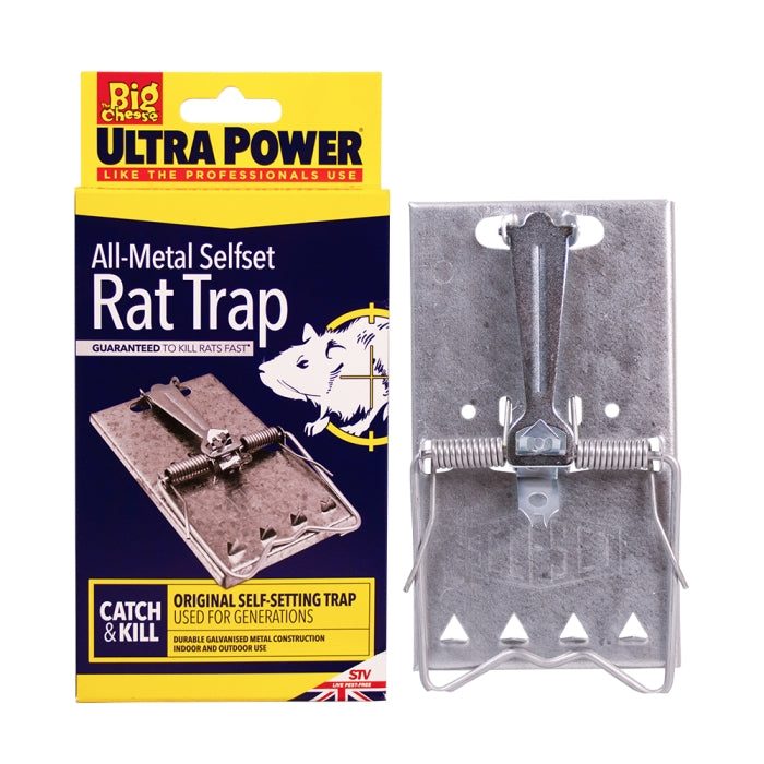 STV Ultra Power STV169 All Metal Self Set Rat Trap