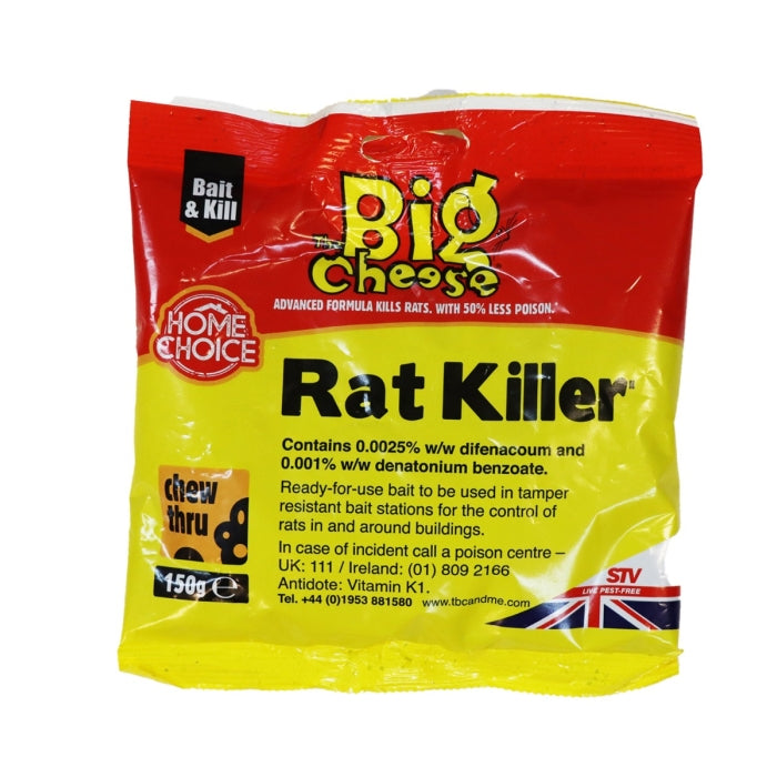 STV STV243 The Big Cheese Rat Killer Poison 150g