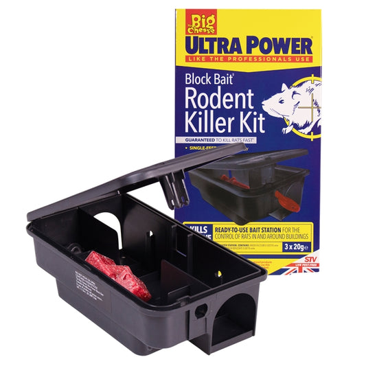 STV STV566 Ultra Power Block Bait Rodent Killer Kit