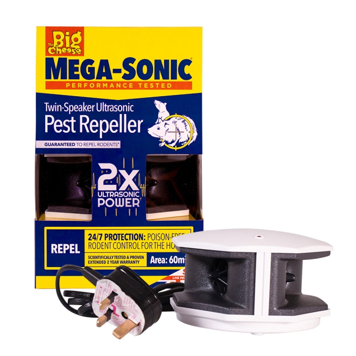 Ultra Power STV725 Mega Sonic Twin Speaker Ultrasonic Plug In Pest Repeller