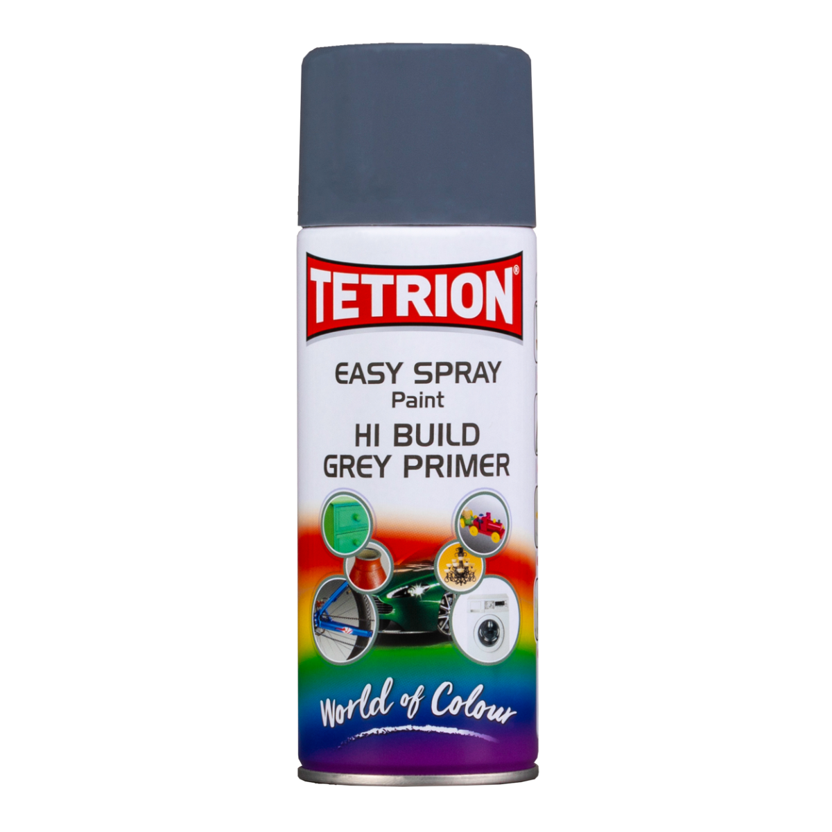 Tetrion Hi Build Grey Primer Spray Paint
