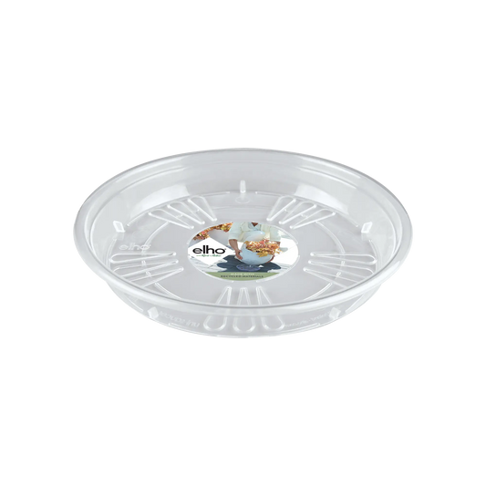 Elho Uni Saucer Round 21cm Transparent