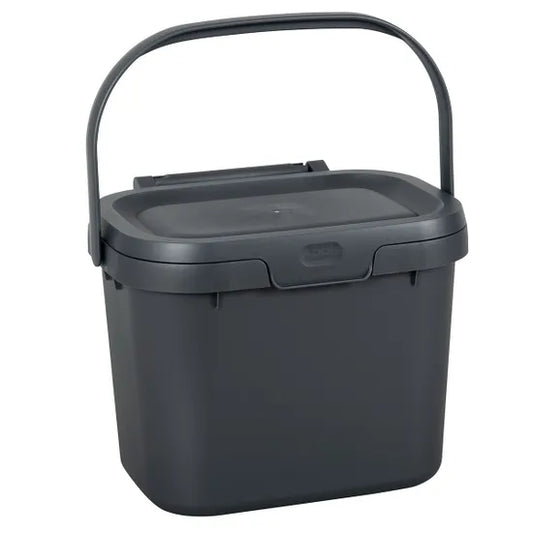 Addis Metallic Grey Compost Caddy