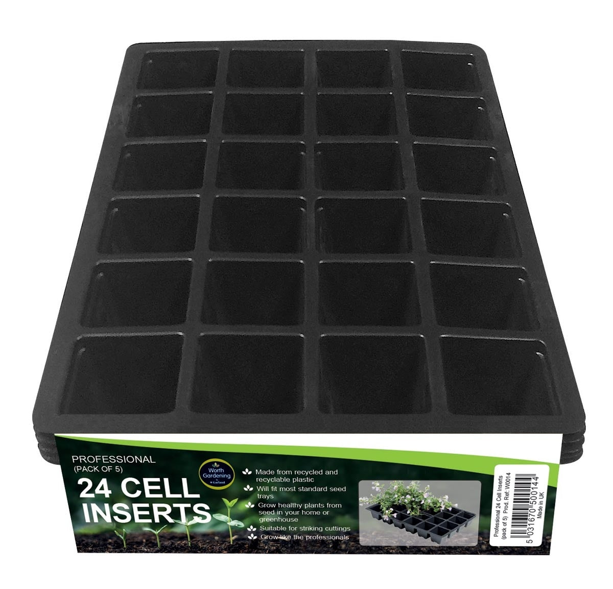 Garland W0014 Professional 24 Cell Inserts 5 Pack