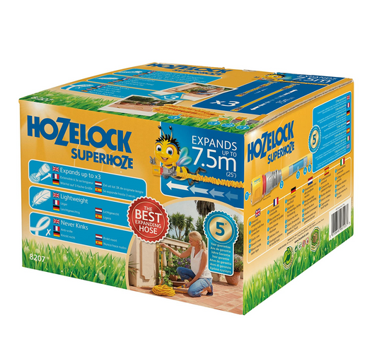 Hozelock Superhoze Expanding Hose 7.5m