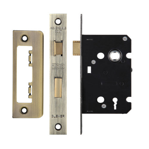 Zoo 3 Lever Sashlock 2.5" Bronze